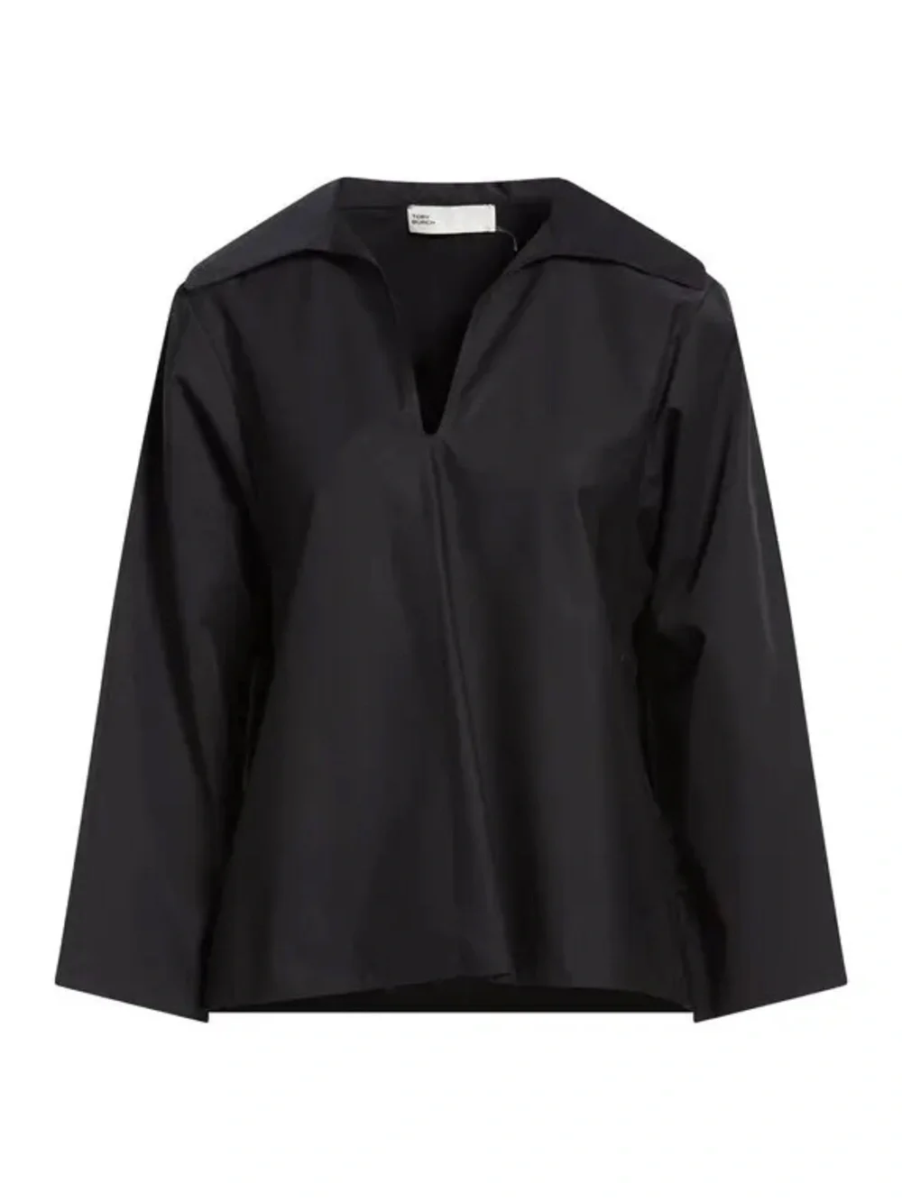 Tory Burch Poplin 100% Cotton Black Tunic Size 4